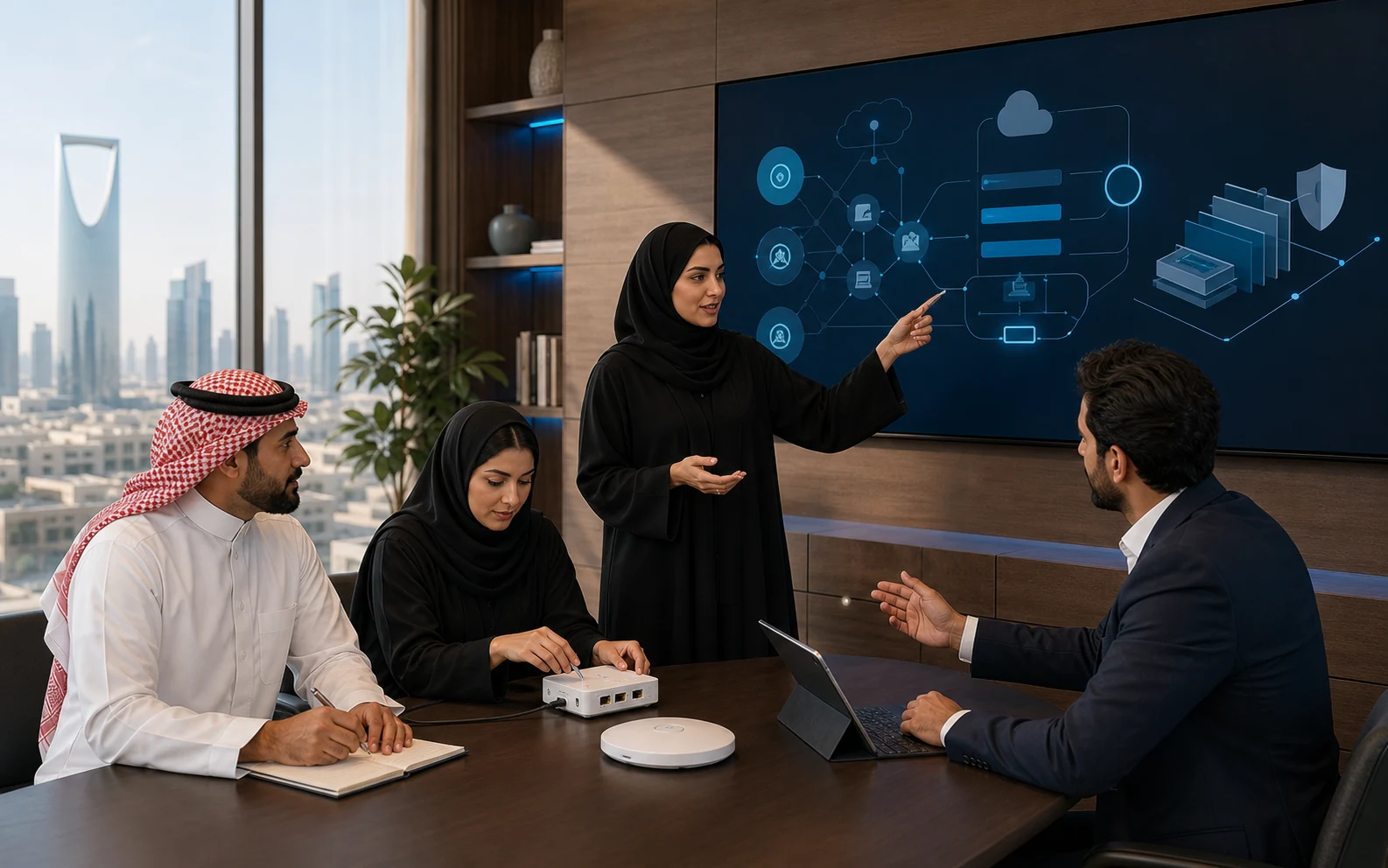 ورشة تأهيل فني وتجاري لشركاء حلول مجال الأعمال في الرياض